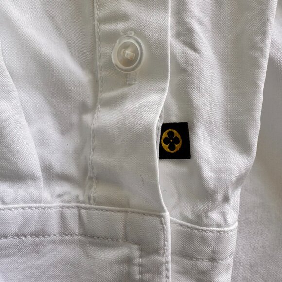 Vintage Louis Vuitton Women’s White Button-Down Shirt - Picture 13 of 16